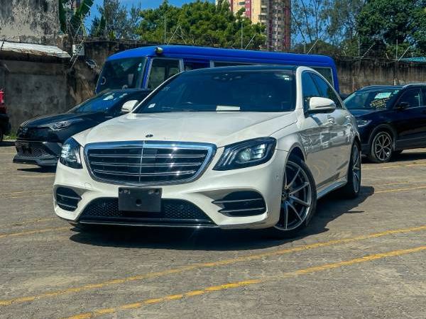 2019 Mercedes-Benz S450 in white, photo 1 of 19, for sale in Kenya (Ref M19-22569)