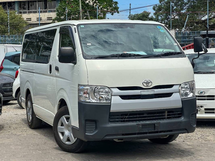 2019 Toyota Hiace in white, photo 1 of 11, for sale in Kenya (Ref T19-07404)