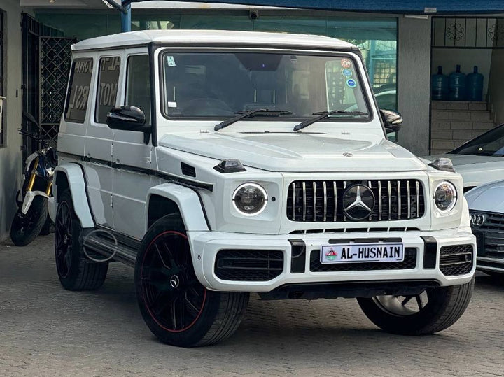2018 Mercedes-Benz G350D in white, photo 1 of 12, for sale in Kenya (Ref M18-91629)