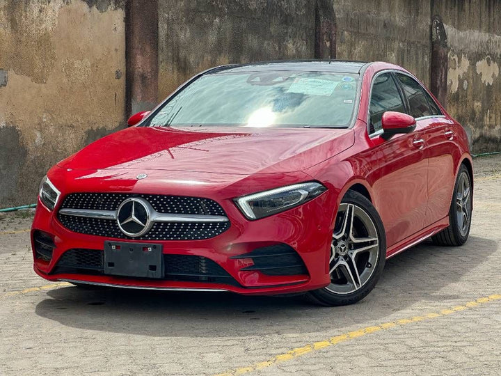 2019 Mercedes-Benz A250 in red, photo 1 of 12, for sale in Kenya (Ref M19-28388)