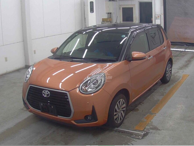 2020 Toyota Passo in orange, photo 1 of 4, for sale in Kenya (Ref T20-62143)