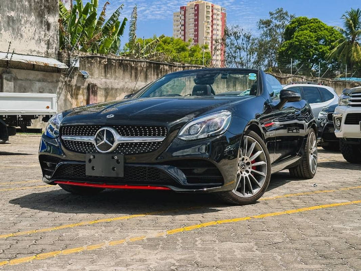 2018 Mercedes-Benz SLC180 in black, photo 1 of 15, for sale in Kenya (Ref M18-47538)