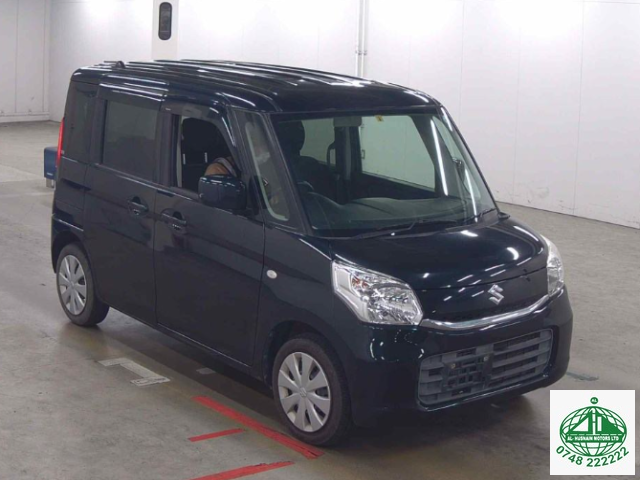 2017 Suzuki Spacia in black, photo 1 of 5, for sale in Kenya (Ref S17-18042)