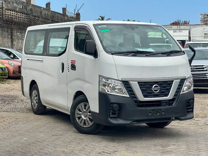 2019 Nissan Caravan in white, photo 1 of 11, for sale in Kenya (Ref N19-17122)