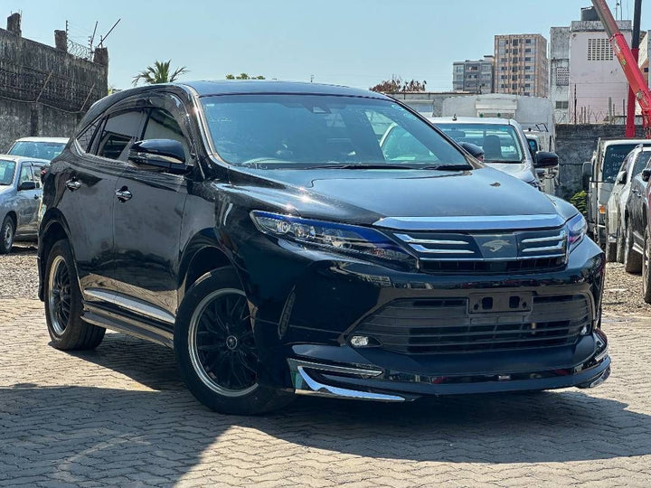 2019 Toyota Harrier in black, photo 1 of 12, for sale in Kenya (Ref T19-72590)