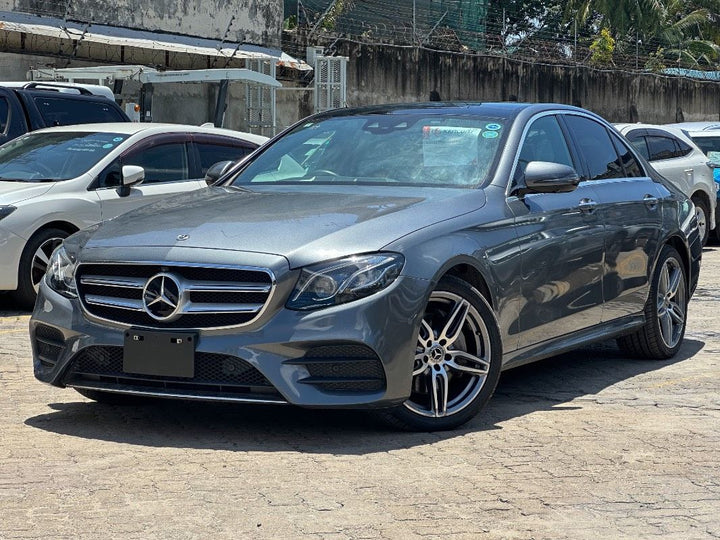 2019 Mercedes-Benz E220 in grey, photo 1 of 13, for sale in Kenya (Ref M19-83042)