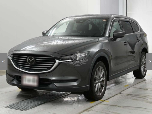 2019 Mazda CX-8 in grey, photo 1 of 4, for sale in Kenya (Ref M19-13944)