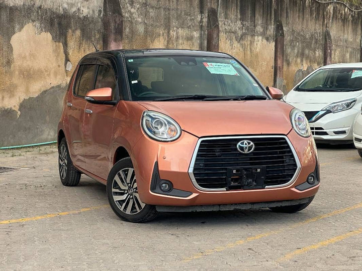 2020 Toyota Passo in orange, photo 1 of 12, for sale in Kenya (Ref T20-55788)