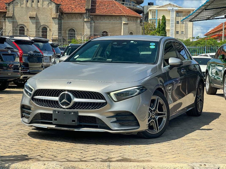 2019 Mercedes-Benz A200 in grey, photo 1 of 12, for sale in Kenya (Ref M19-42588)