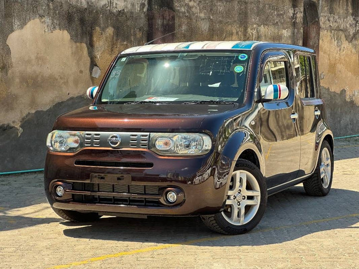 2019 Nissan Cube in brown, photo 1 of 12, for sale in Kenya (Ref N19-05784)