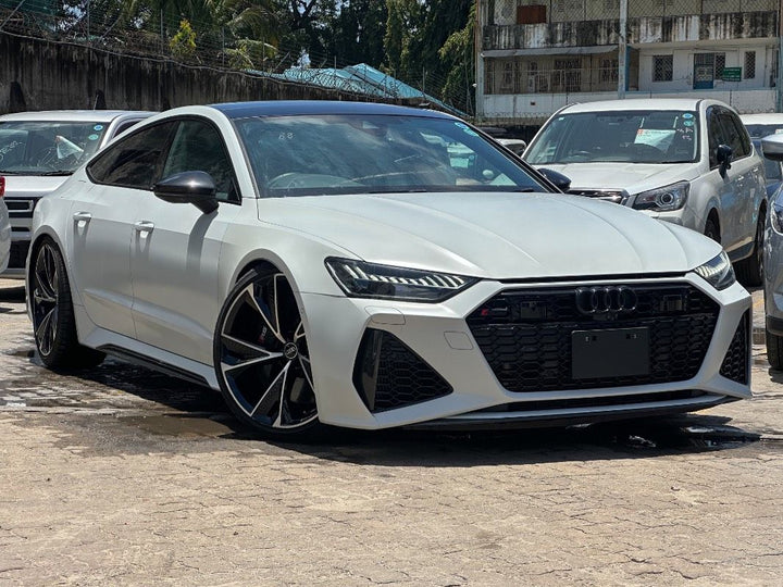 2022 Audi RS7 in white, photo 1 of 14, for sale in Kenya (Ref A22-04305)