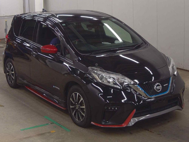 2019 Nissan Note in black, photo 1 of 3, for sale in Kenya (Ref N19-95627)