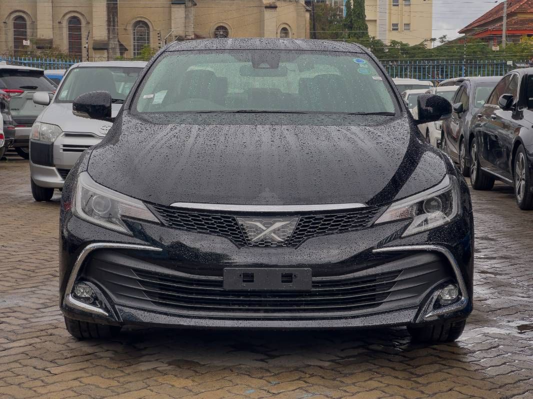2019 Toyota Mark X in black, photo 2 of 12, for sale in Kenya (Ref T19-11760)
