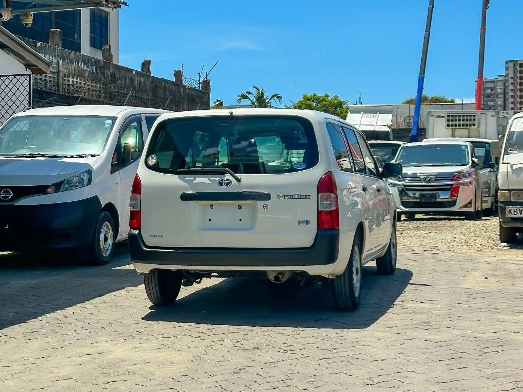2019 Toyota Probox in white, photo 6 of 15, for sale in Kenya (Ref T19-02683)