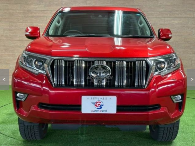 2021 Toyota Prado in red, photo 1 of 4, for sale in Kenya (Ref T21-60707)