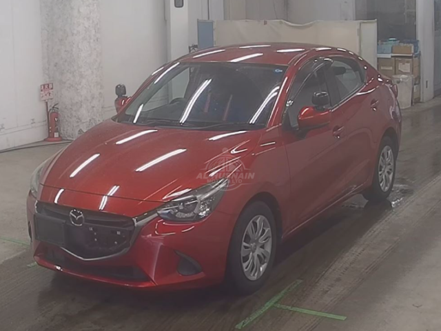 2020 Mazda Demio in red, photo 1 of 4, for sale in Kenya (Ref M20-01166)
