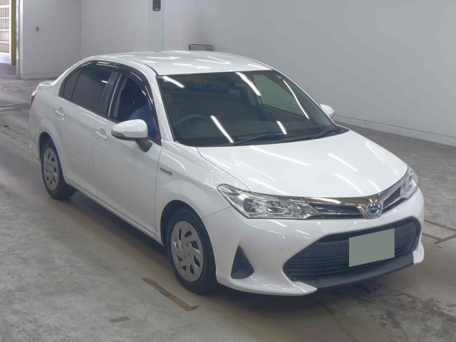 2019 Toyota Axio in white, photo 1 of 3, for sale in Kenya (Ref T19-03774)