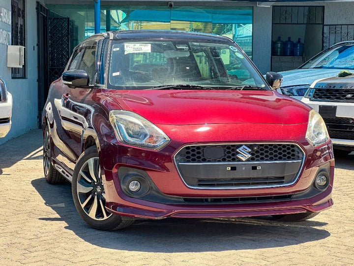 2019 Suzuki Swift in red, photo 1 of 11, for sale in Kenya (Ref S19-28823)