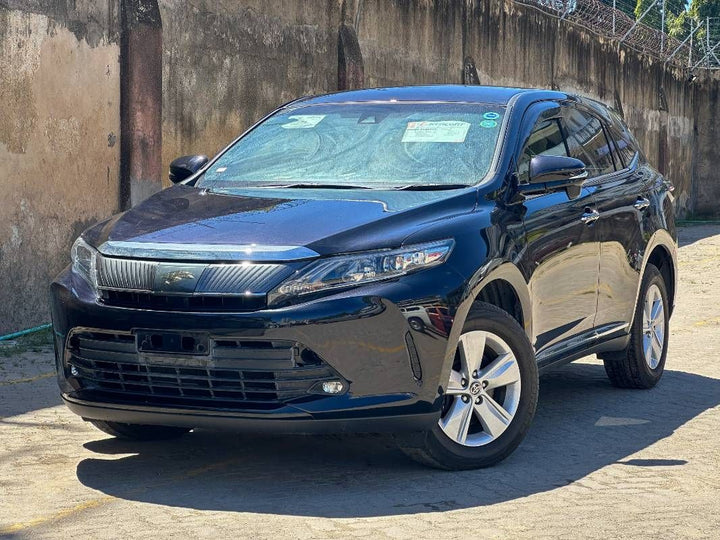 2019 Toyota Harrier in black, photo 1 of 12, for sale in Kenya (Ref T19-88727)
