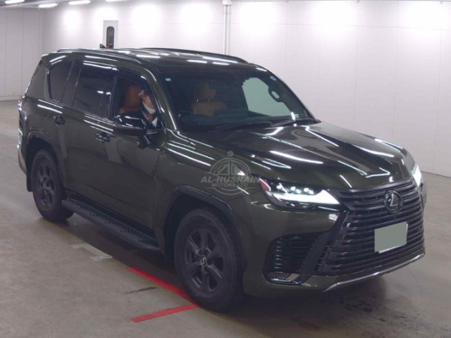 2024 Lexus LX600 in green, photo 1 of 3, for sale in Kenya (Ref L24-44469)