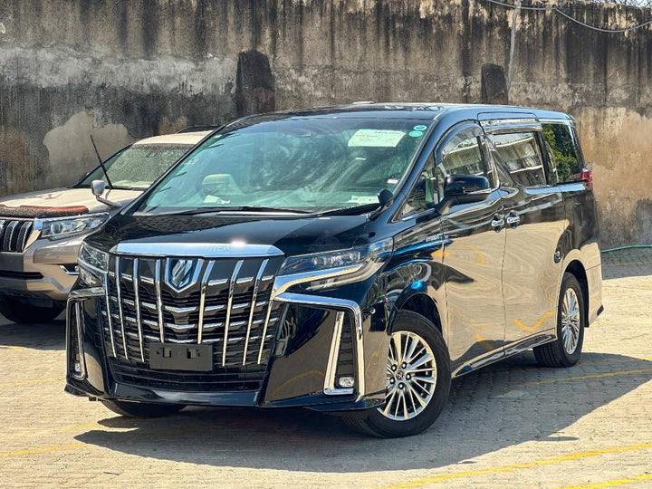 2019 Toyota Alphard in black, photo 1 of 13, for sale in Kenya (Ref T19-78465)