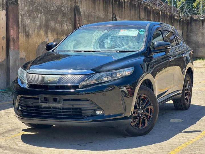 2019 Toyota Harrier in black, photo 1 of 12, for sale in Kenya (Ref T19-87000)