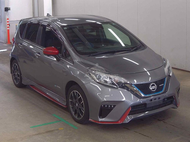 2019 Nissan Note in grey, photo 1 of 4, for sale in Kenya (Ref N19-82135)