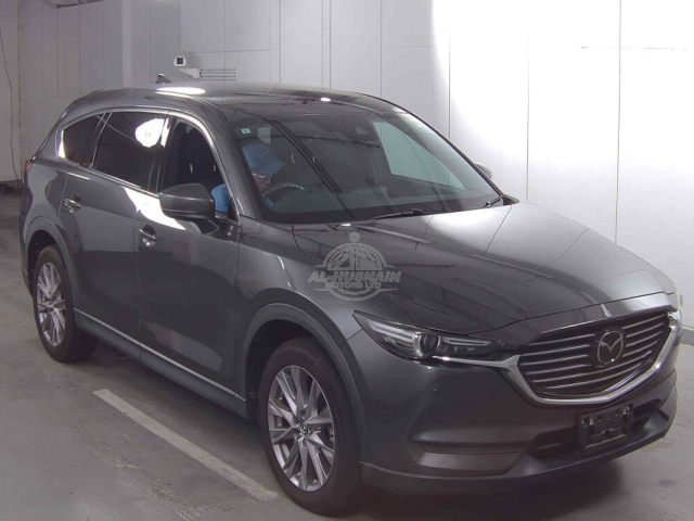 2019 Mazda CX-8 in grey, photo 1 of 4, for sale in Kenya (Ref M19-10907)