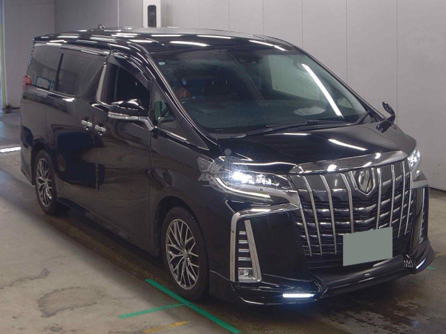 2019 Toyota Alphard in black, photo 1 of 3, for sale in Kenya (Ref T19-54386)