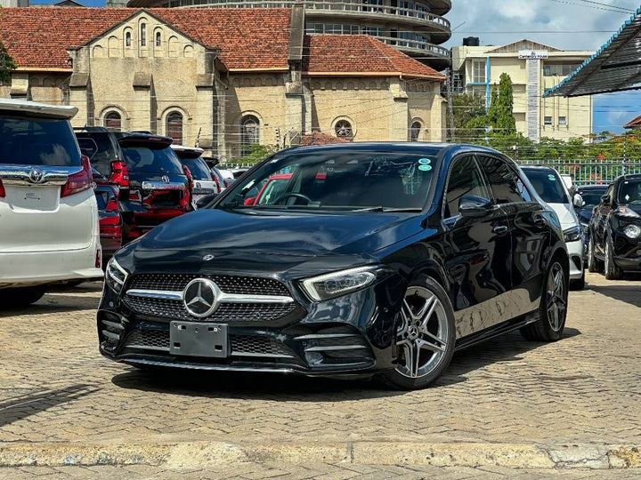 2019 Mercedes-Benz A200 in black, photo 1 of 13, for sale in Kenya (Ref M19-50108)