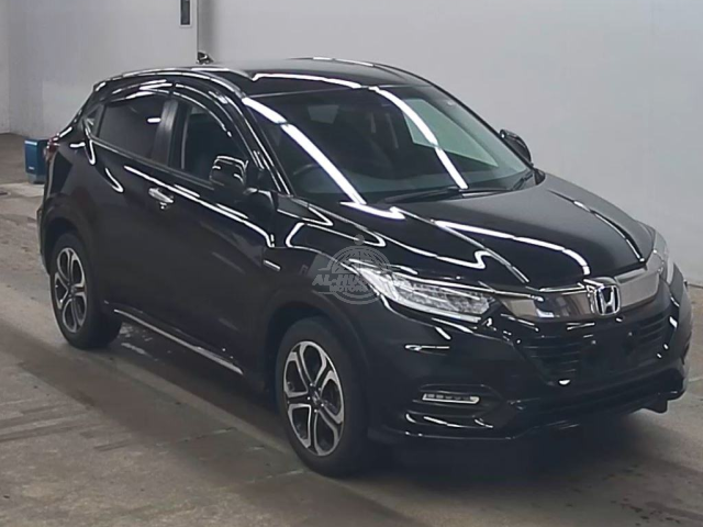 2019 Honda Vezel in black, photo 1 of 4, for sale in Kenya (Ref H19-11249)
