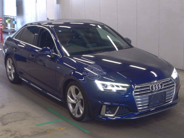 2019 Audi A4 in blue, photo 1 of 4, for sale in Kenya (Ref A19-21828)
