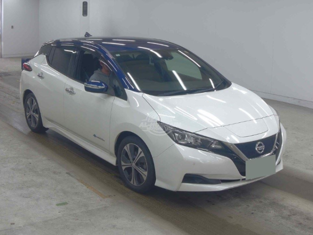 2019 Nissan Leaf in pearl, photo 1 of 4, for sale in Kenya (Ref N19-29319)