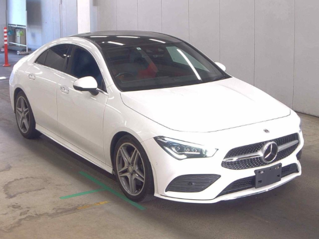 2019 Mercedes-Benz CLA200 in white, photo 1 of 4, for sale in Kenya (Ref M19-23452)