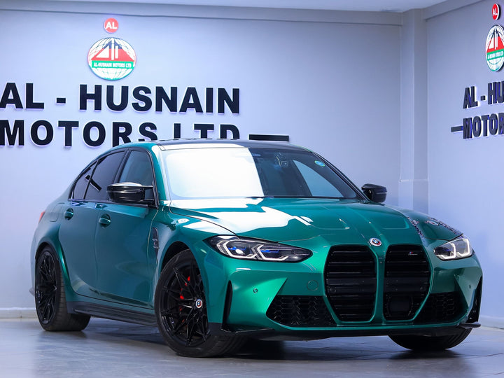 2022 BMW M3 in green, photo 1 of 10, for sale in Kenya (Ref B22-64813)