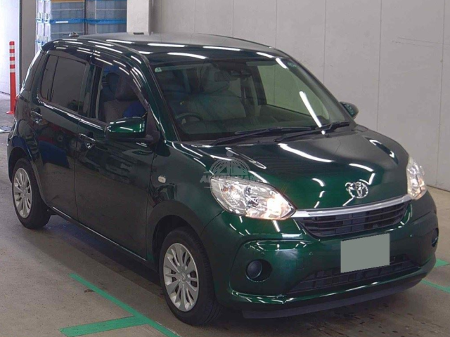 2019 Toyota Passo in green, photo 1 of 4, for sale in Kenya (Ref T19-34065)