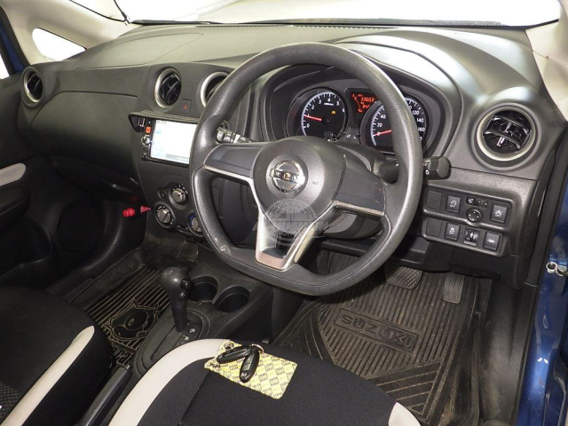 2019 Nissan Note in blue, photo 3 of 4, for sale in Kenya (Ref N19-26135)