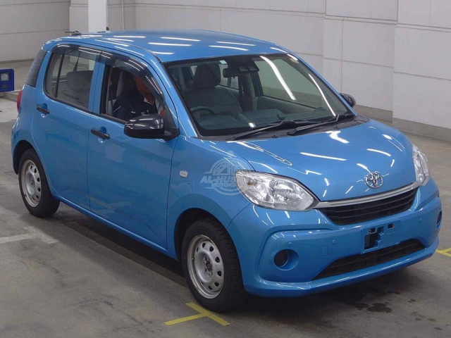 2019 Toyota Passo in blue, photo 1 of 4, for sale in Kenya (Ref T19-27408)