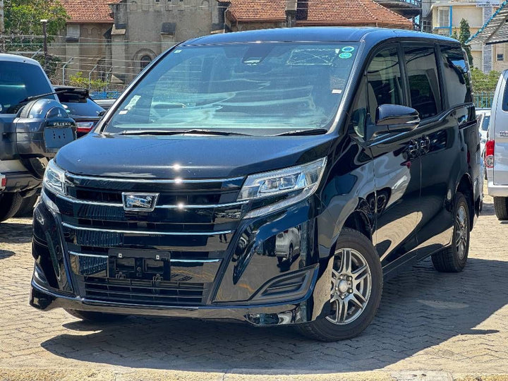 2019 Toyota Noah in black, photo 1 of 13, for sale in Kenya (Ref T19-14557)