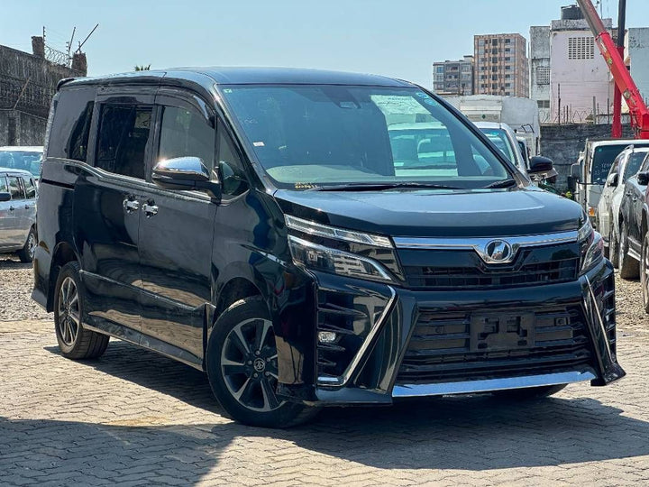 2019 Toyota Voxy in black, photo 1 of 13, for sale in Kenya (Ref T19-29933)