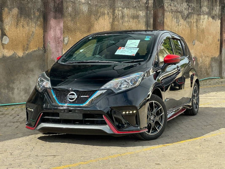 2019 Nissan Note in black, photo 1 of 12, for sale in Kenya (Ref N19-62940)