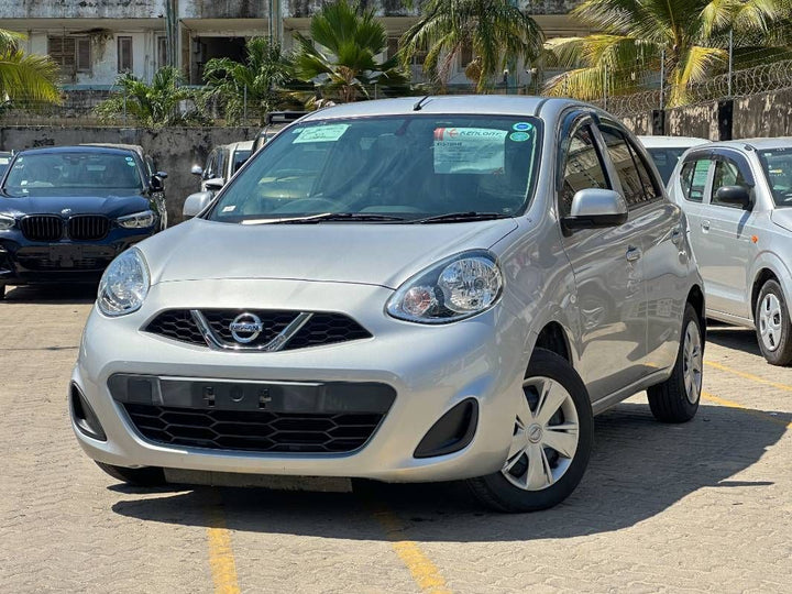 2019 Nissan March in silver, photo 1 of 12, for sale in Kenya (Ref N19-30948)