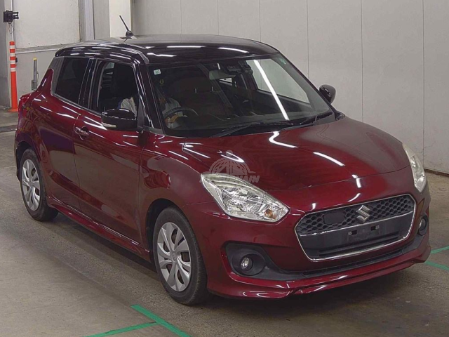 2019 Suzuki Swift in red, photo 1 of 4, for sale in Kenya (Ref S19-32150)