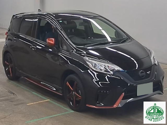 2017 Nissan Note in black, photo 1 of 5, for sale in Kenya (Ref N17-65330)