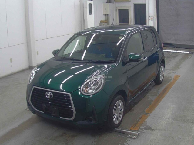 2019 Toyota Passo in green, photo 1 of 4, for sale in Kenya (Ref T19-45499)