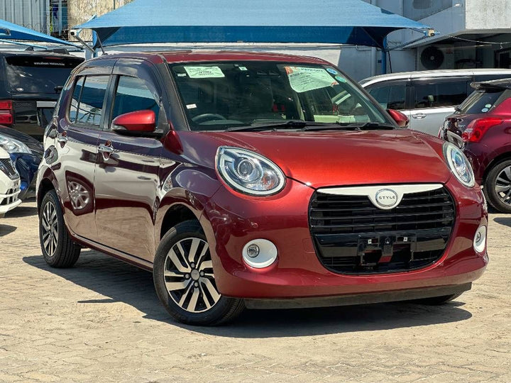2019 Daihatsu Boon in red, photo 1 of 13, for sale in Kenya (Ref D19-22450)