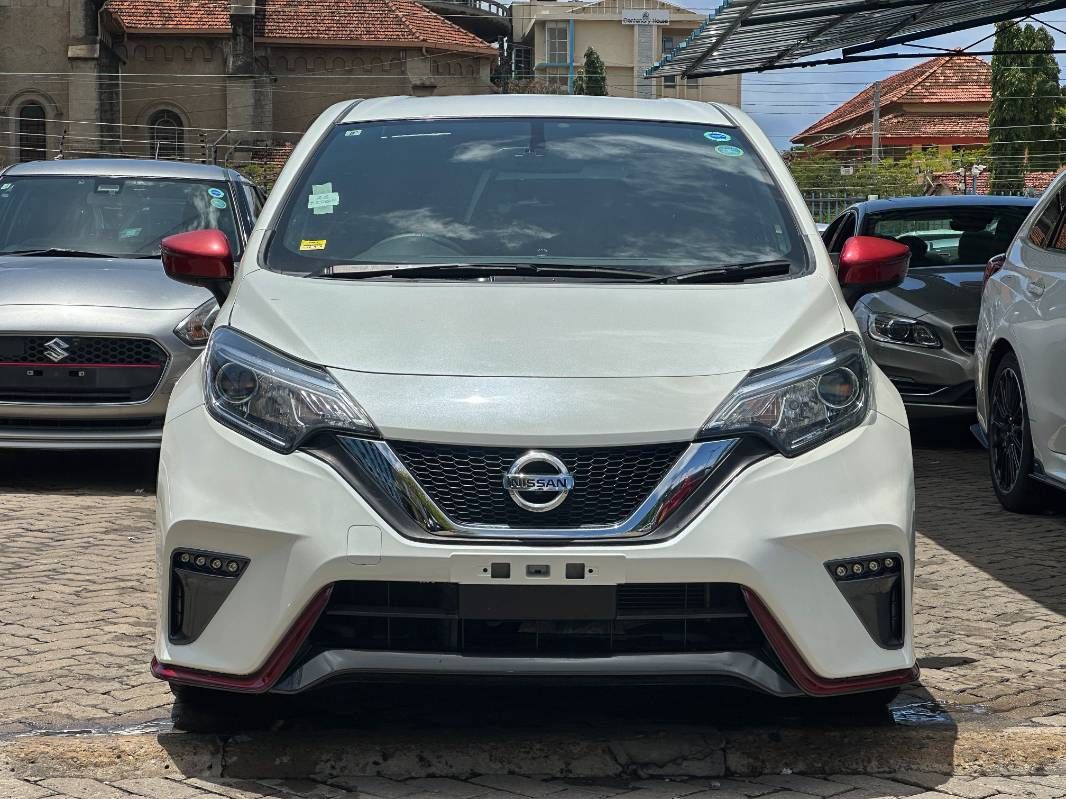 2019 Nissan Note in pearl, photo 2 of 12, for sale in Kenya (Ref N19-72864)