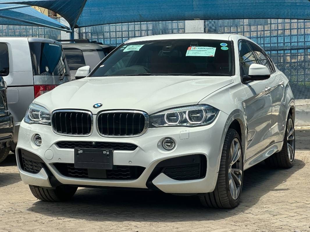 2019 BMW X6 in white, photo 3 of 13, for sale in Kenya (Ref B19-56574)