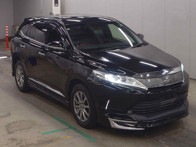 2019 Toyota Harrier in black, photo 1 of 3, for sale in Kenya (Ref T19-81409)