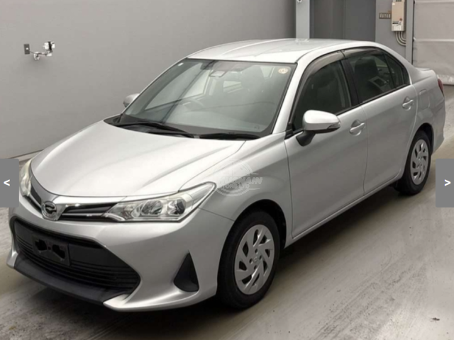 2019 Toyota Axio in silver, photo 1 of 2, for sale in Kenya (Ref T19-76628)